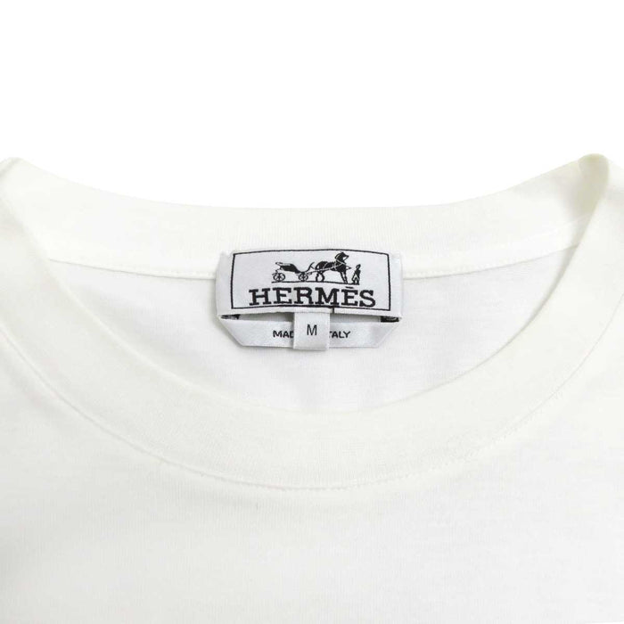 HERMES 
馬の群れ コットン 
カヴァルカード ホース Tシャツ
