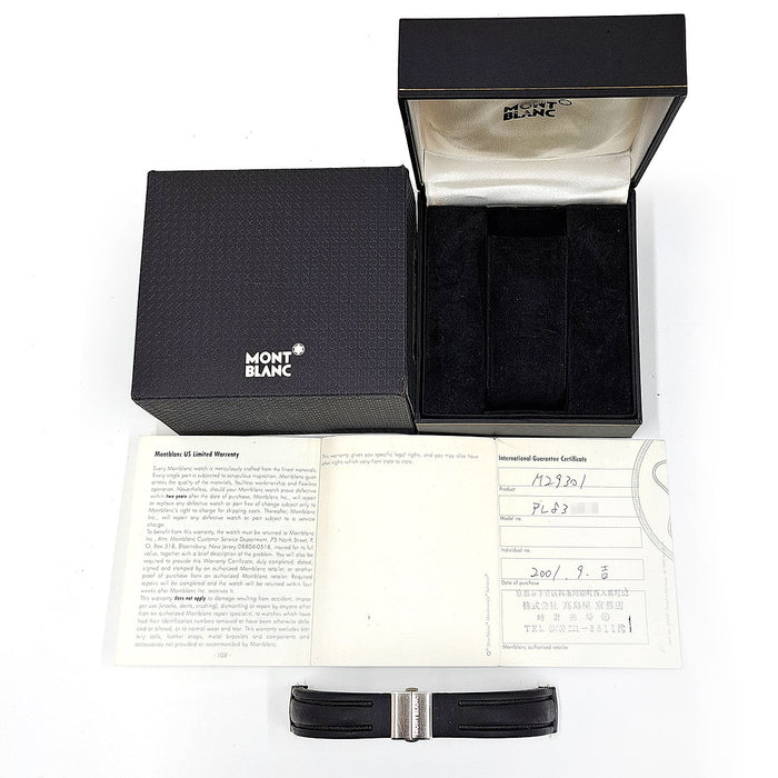 MONTBLANC 
Meisterstück Sports Chronograph 
With Box and Warranty Card