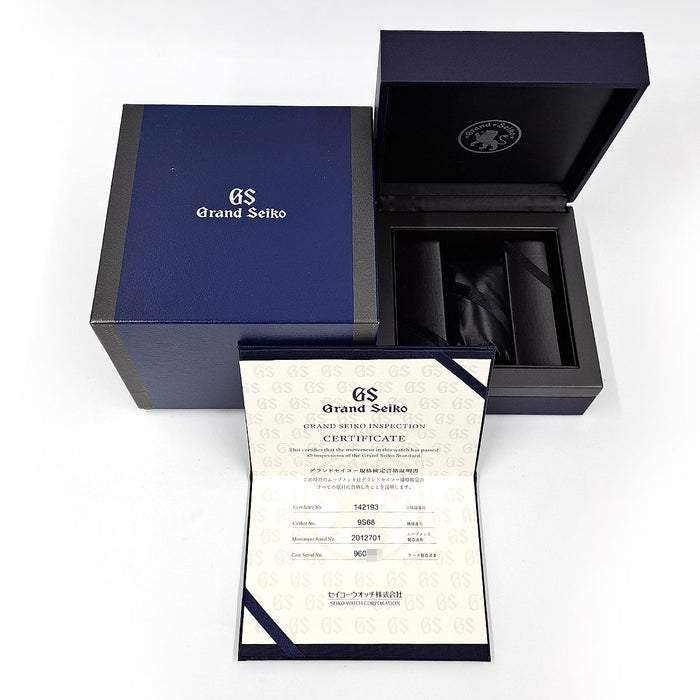 SEIKO 
Grand Seiko Mechanical 
With Box