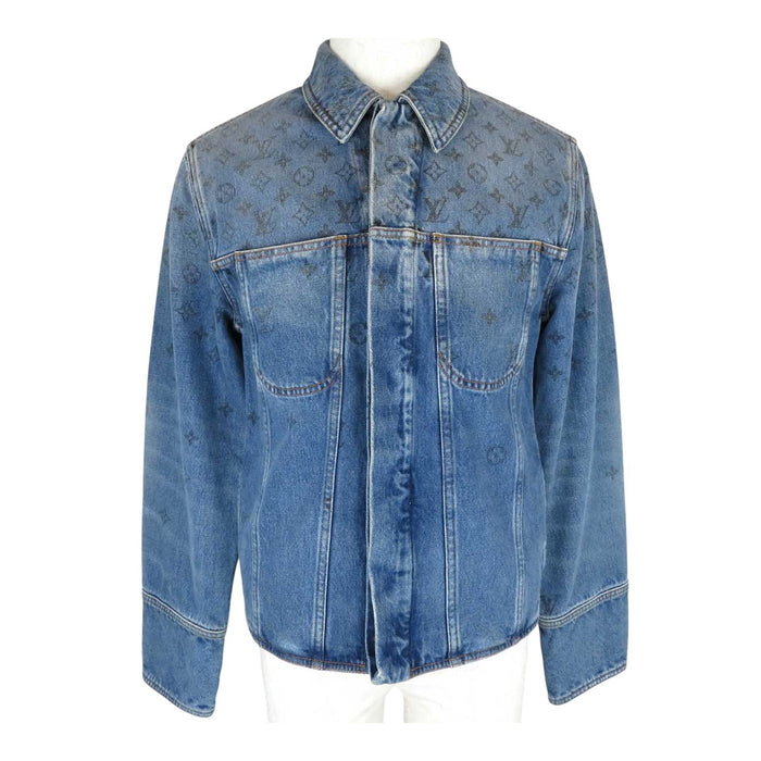 LOUIS VUITTON 
LV コットン 
モノグラム デニム ジャケット