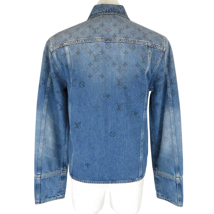 LOUIS VUITTON 
LV コットン 
モノグラム デニム ジャケット
