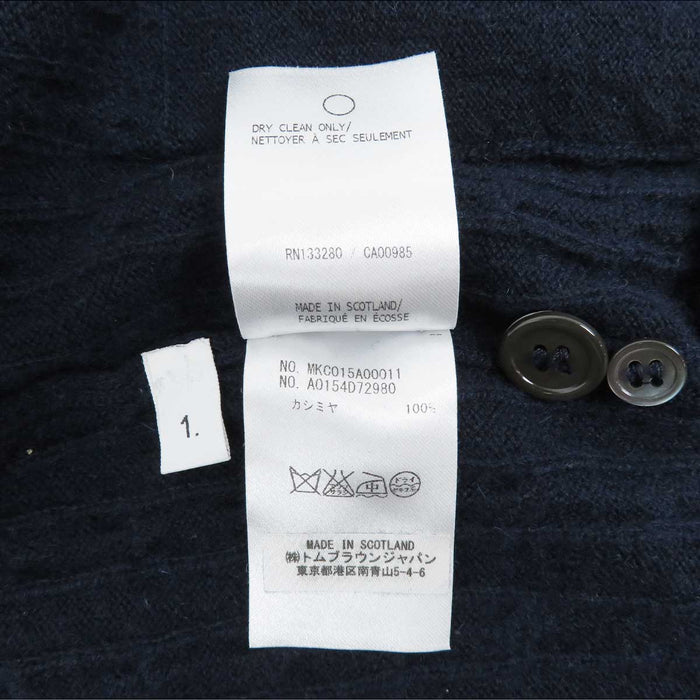 THOM BROWNE
Loop Tab
Cashmere Knit Cardigan
