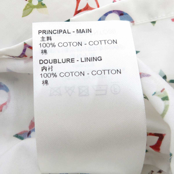 LOUIS VUITTON
All-over pattern LV cotton silk scarf
Flower scarf monogram long sleeve shirt