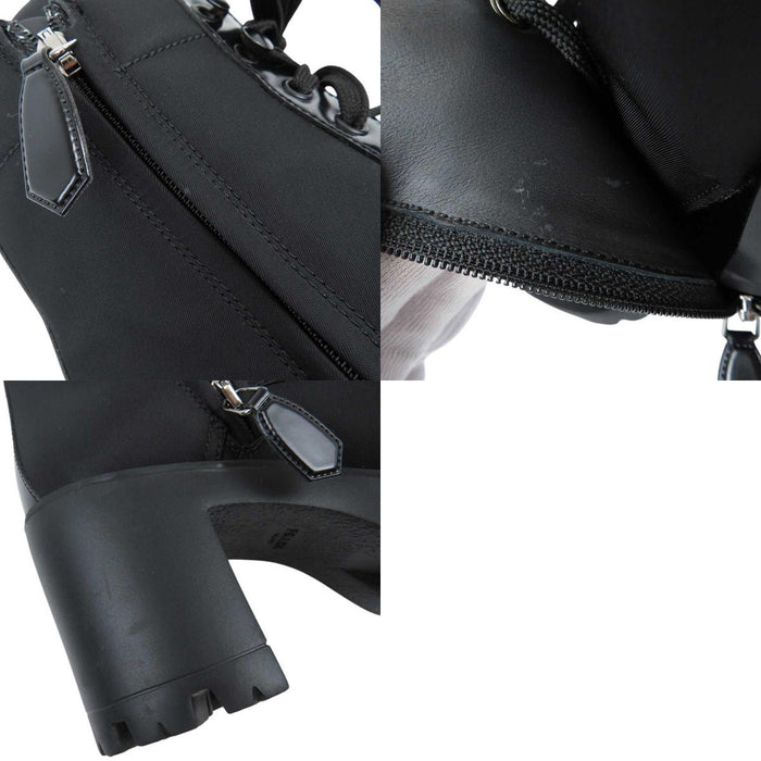 PRADA
Triangle Logo Plate Re-Nylon Side Zip
Re-Nylon Triangle Logo Short Boots