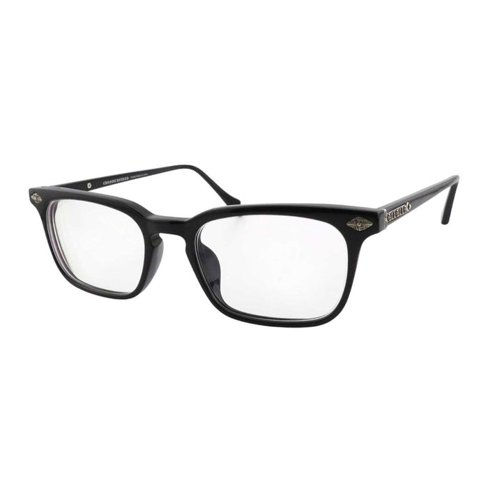 CHROME HEARTS 
CH クロス シルバー 
STIFFIE BK CH プラス スクエア アイウェア 度入り