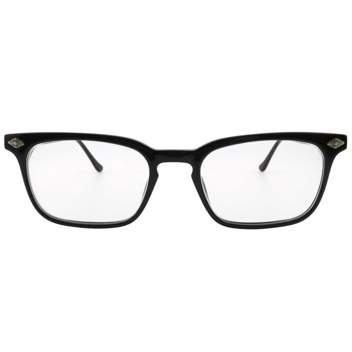 CHROME HEARTS 
CH クロス シルバー 
STIFFIE BK CH プラス スクエア アイウェア 度入り