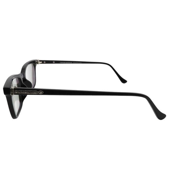 CHROME HEARTS 
CH クロス シルバー 
STIFFIE BK CH プラス スクエア アイウェア 度入り
