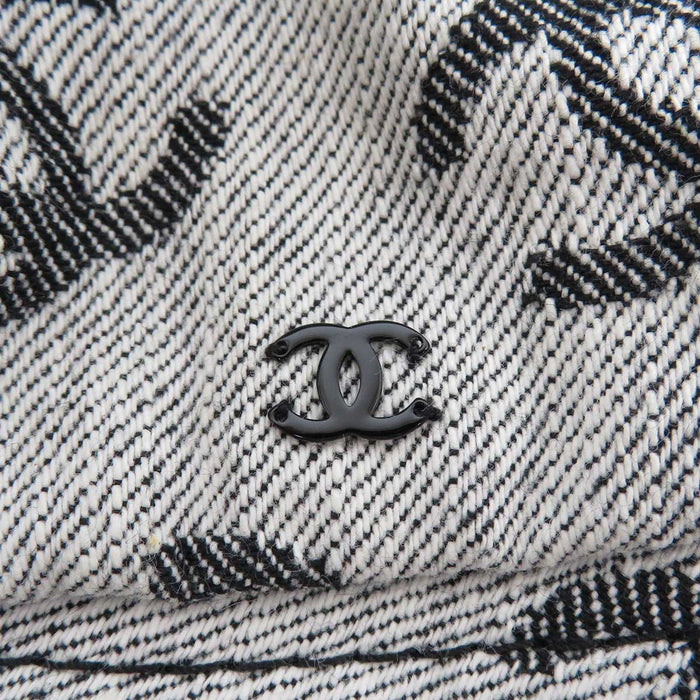 CHANEL 
COCO CC ロゴ 総柄 コットン 
ココマーク デニム バケットハット