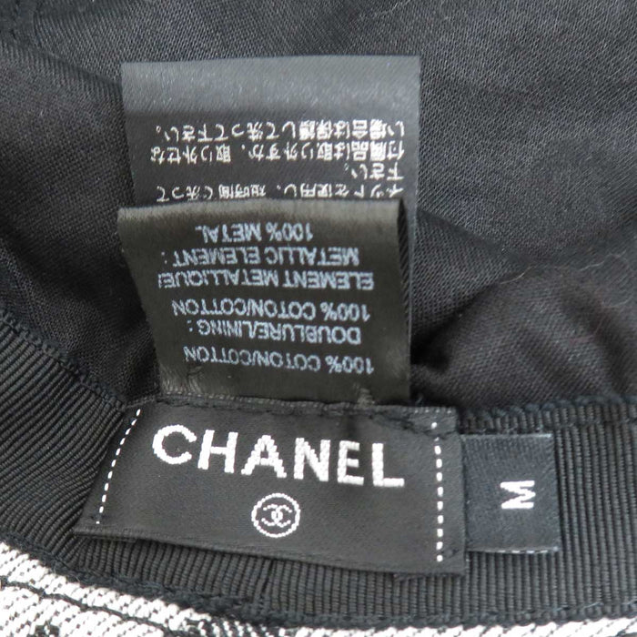CHANEL 
COCO CC ロゴ 総柄 コットン 
ココマーク デニム バケットハット