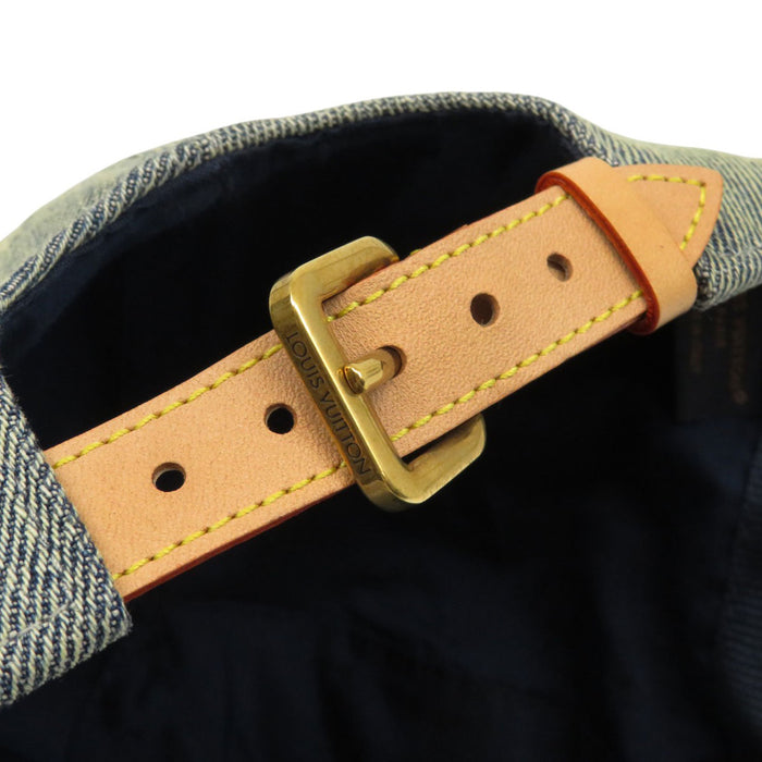 LOUIS VUITTON 
LV 
モノグラム ウオッシュドデニム キャップ