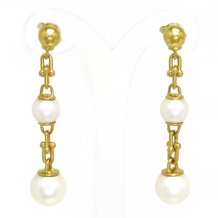 TIFFANY&Co. 
Hardware Triple Drop Link Earrings
