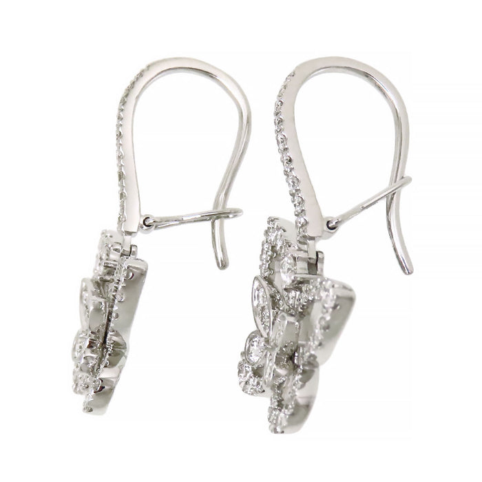 GRAFF 
Butterfly Silhouette Diamond Drop Earrings