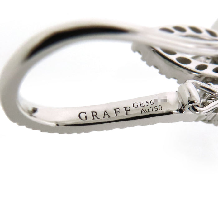 GRAFF 
Butterfly Silhouette Diamond Drop Earrings