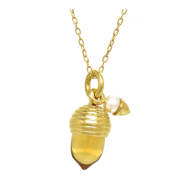 MIKIMOTO 
Acorn Baby Pearl Necklace