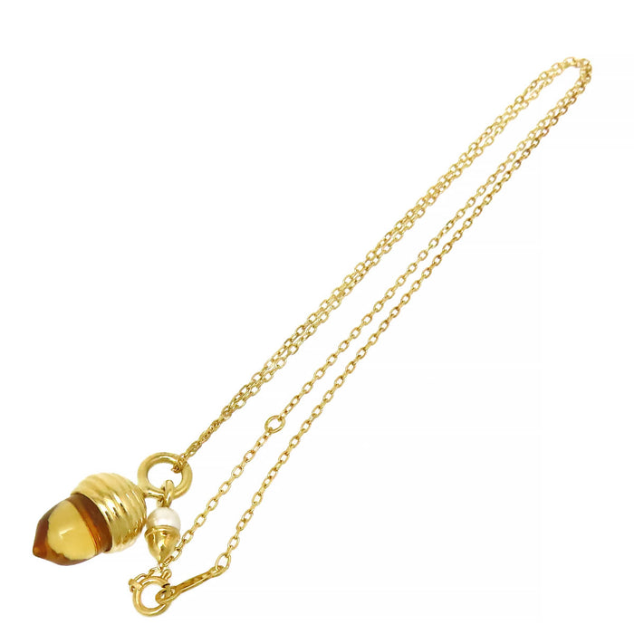 MIKIMOTO 
Acorn Baby Pearl Necklace