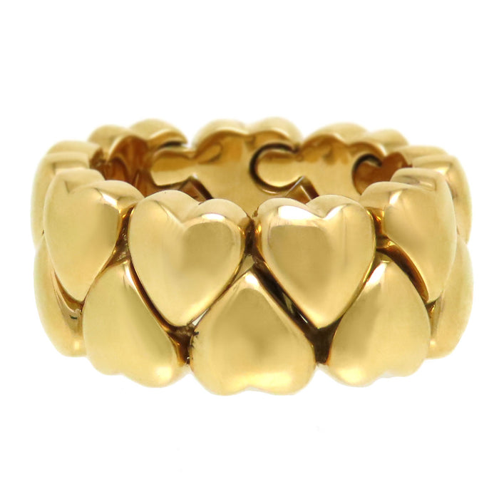 CARTIER 
ダブルハート リング