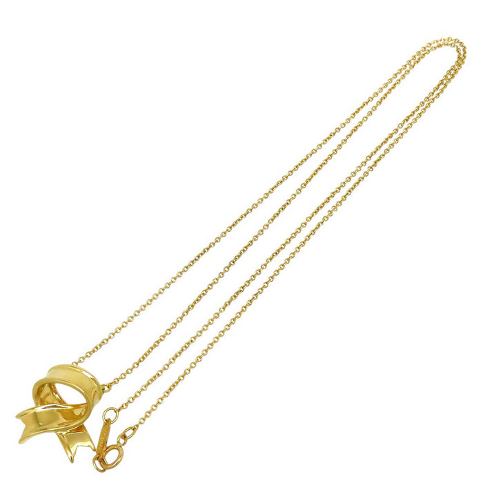 TIFFANY&Co. 
Ribbon Necklace