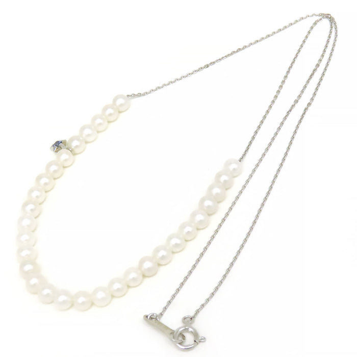 TASAKI 
Star Blink Pearl Sapphire Necklace