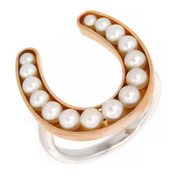 TASAKI 
ホースシュー バウンド リング