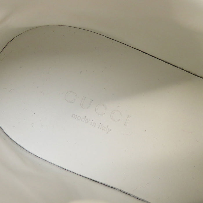 GUCCI 
ロゴ 総柄 レザー レースアップ 
GGキャンバス ハイカット スニーカー