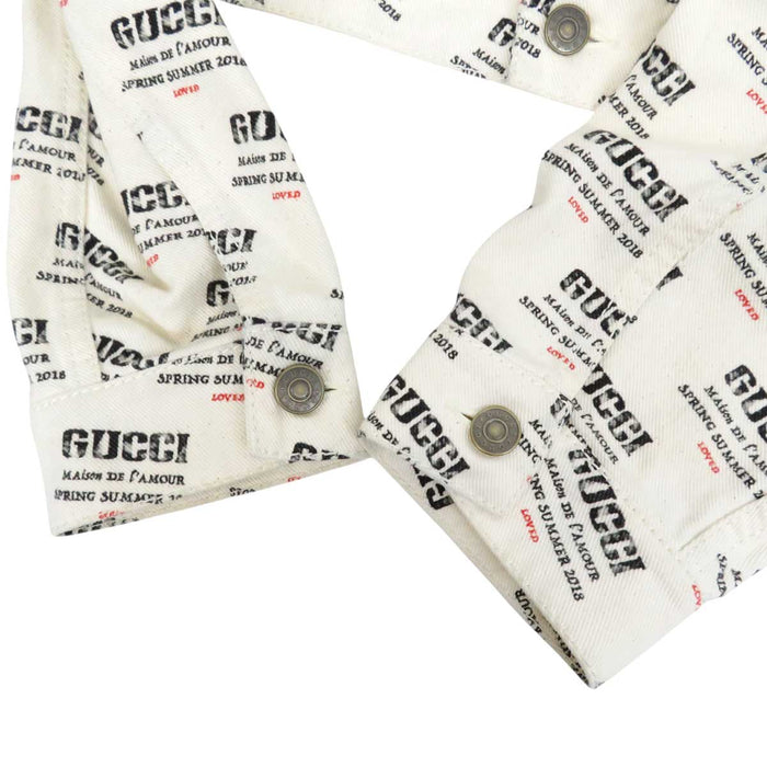 GUCCI
All-over pattern cotton
Stamp logo print tracker jacket