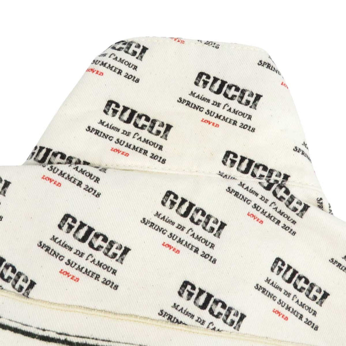 GUCCI
All-over pattern cotton
Stamp logo print tracker jacket