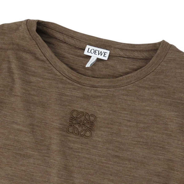 LOEWE 
ストレッチ ウール 
アナグラム エンブロイダリー ロングスリーブ Tシャツ