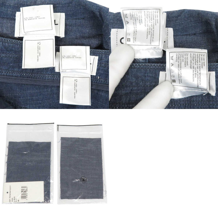 CHANEL 
03P COCO CC ロゴ ココボタン コットン 
ココマーク デニム セットアップ