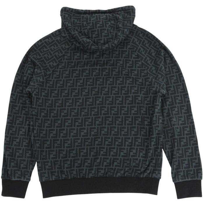 FENDI 
FF 総柄 フーディ スウェット コットン 
ズッカ柄 ロングスリーブ パーカー