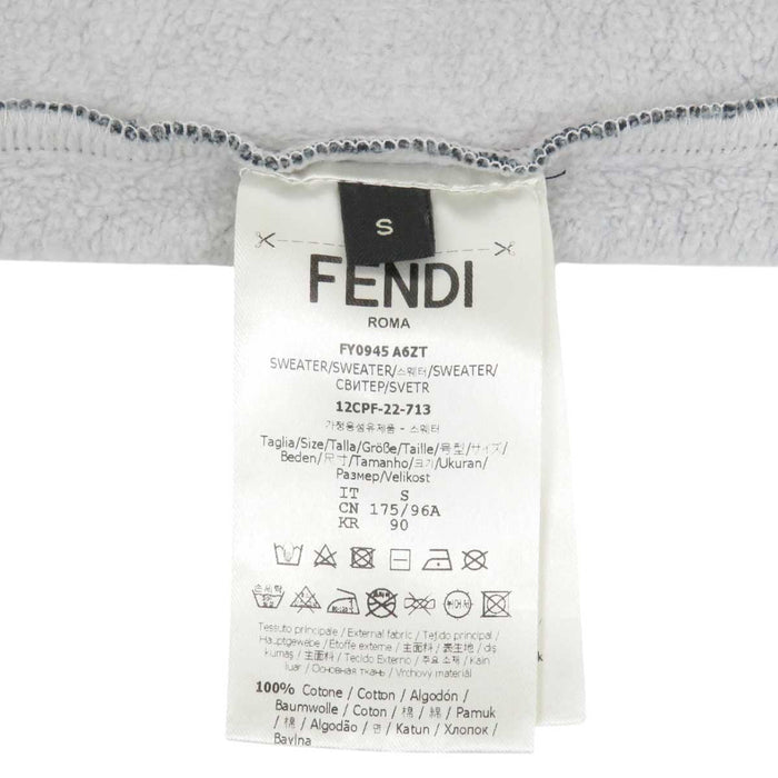 FENDI 
FF 総柄 フーディ スウェット コットン 
ズッカ柄 ロングスリーブ パーカー