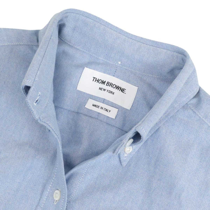 THOM BROWNE 
Stripe Cotton 
Oxford Long Sleeve Shirt