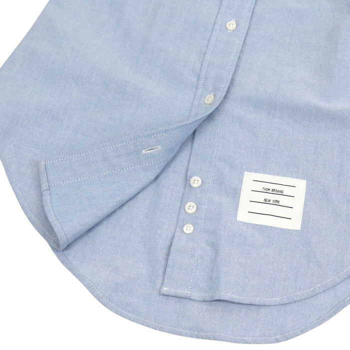 THOM BROWNE 
Stripe Cotton 
Oxford Long Sleeve Shirt