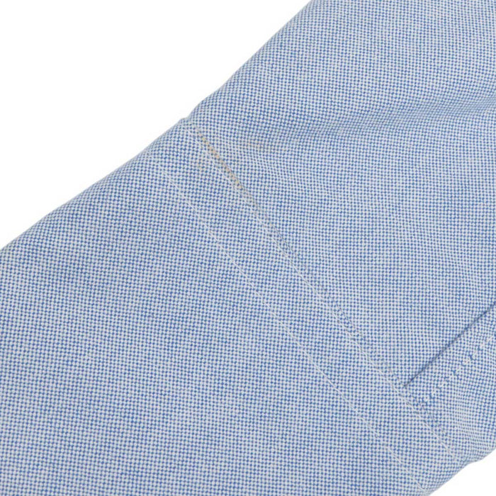 THOM BROWNE 
Stripe Cotton 
Oxford Long Sleeve Shirt