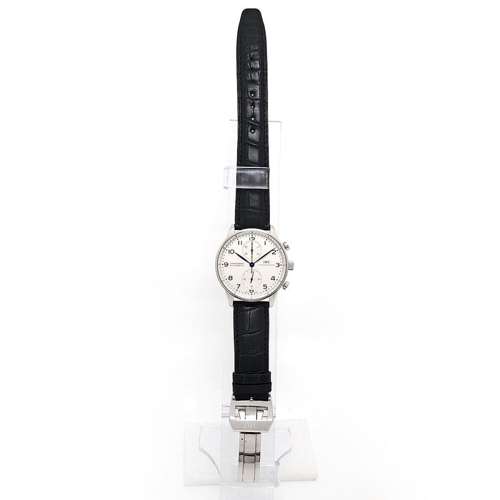 IWC 
Portuguese Chronograph 
With box and warranty card