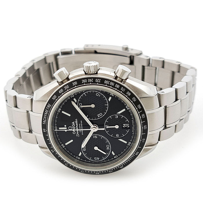 OMEGA
Speedmaster Racing Chronograph Co-Axial 40mm
With box and warranty card