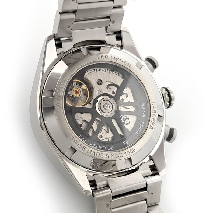 TAG HEUER 
カレラ スポーツ　クロノグラフ　ホイヤー02 Overhauled 
OH済 箱ギャラ付