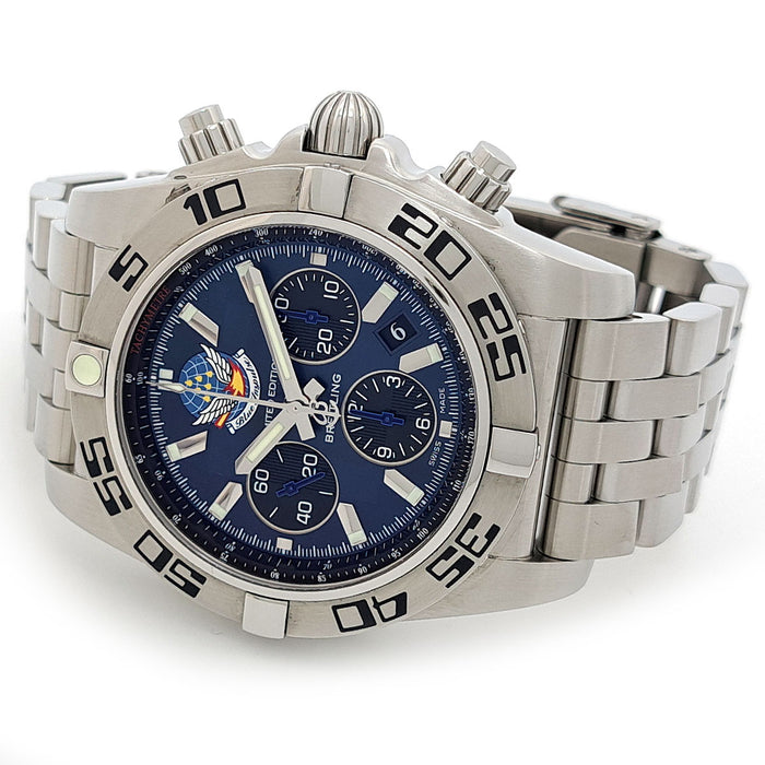 BREITLING
Chronomat 44 Blue Impulse Fullset
With box and warranty card