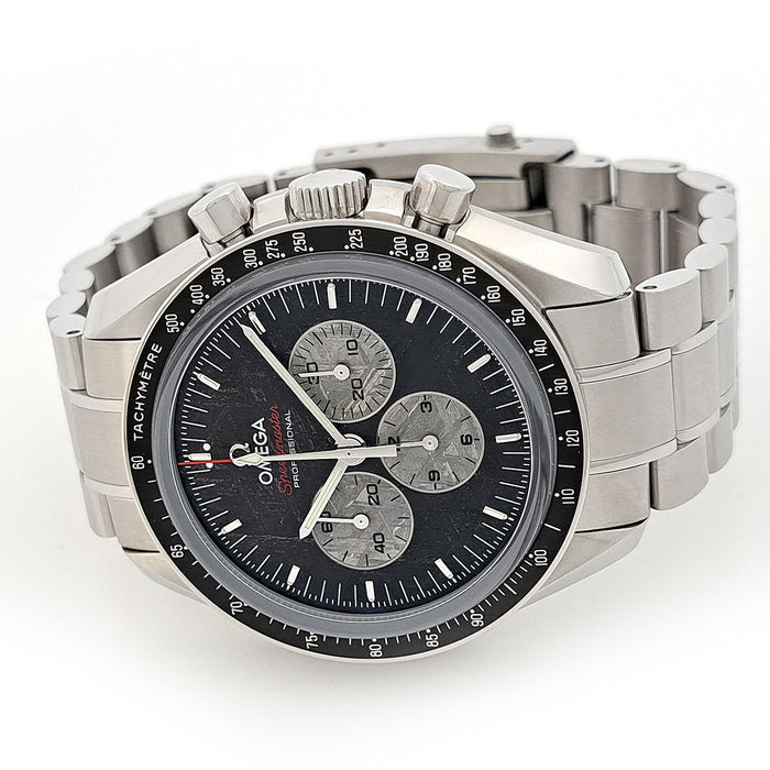 OMEGA 
Speedmaster 35° Anniversario Apollo-Soyuz Meteorite FULLSET 
Con scatola e garanzia