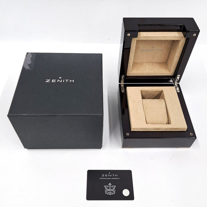ZENITH
Chronomaster El Primero
With box and warranty card