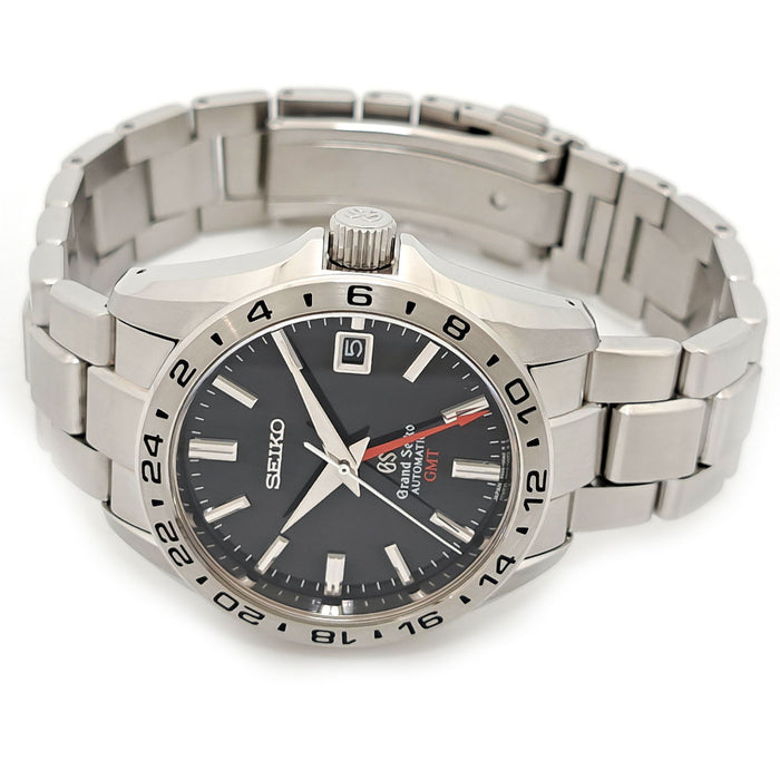 SEIKO 
Grand Seiko Mechanical GMT Overhauled 
With Box and Warranty Card