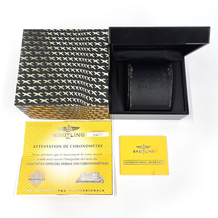 BREITLING
Chrono Superocean
With box and warranty card