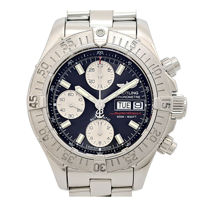BREITLING 
Superocean cronografo giorno data 
Con scatola e garanzia
