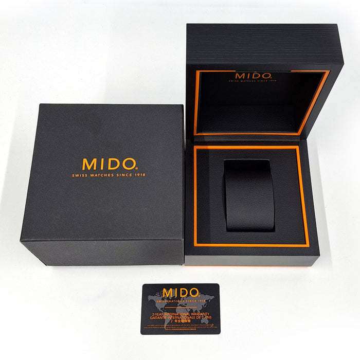 MIDO
Multifort GMT
With box and warranty card