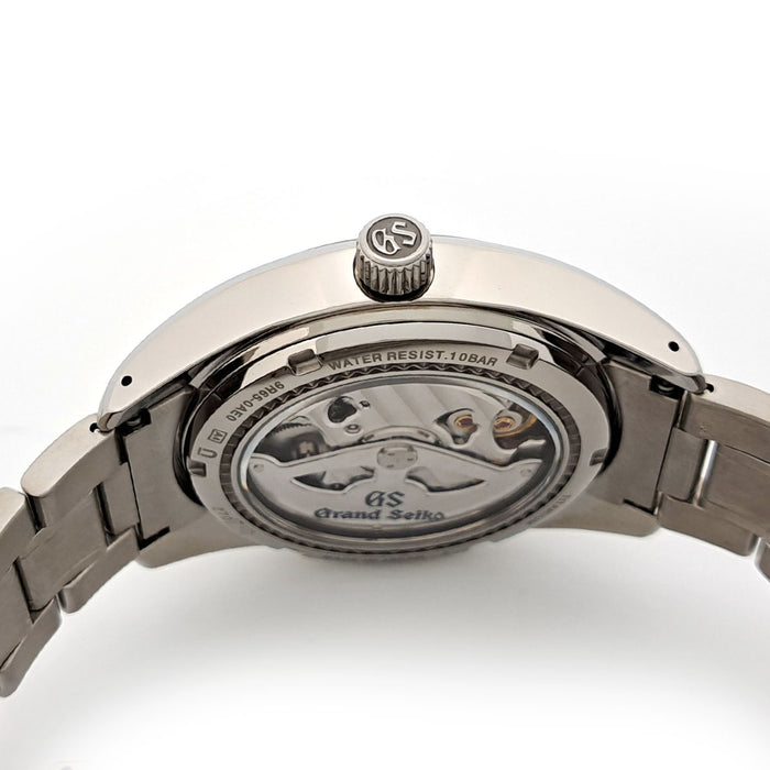 SEIKO 
Grand Seiko Titanium Snow White Snowflake 
With Box and Warranty Card