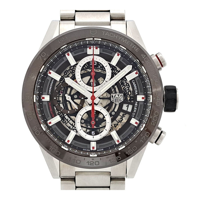 TAG HEUER 
カレラ キャリバー01 スケルトン 
箱ギャラ付