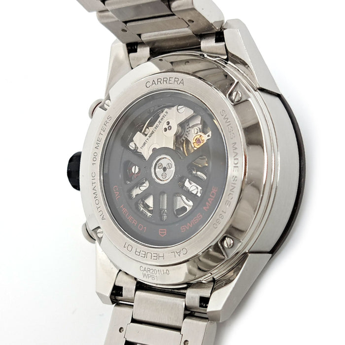 TAG HEUER 
カレラ キャリバー01 スケルトン 
箱ギャラ付