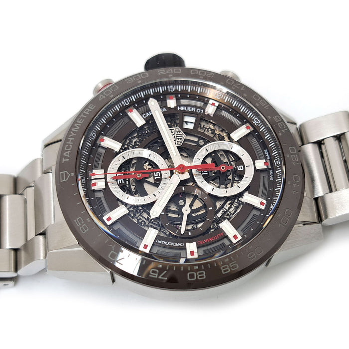 TAG HEUER 
カレラ キャリバー01 スケルトン 
箱ギャラ付