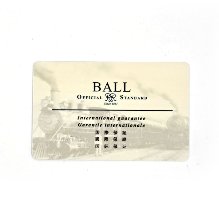 BALLWATCH 
Trainmaster 
With warranty card