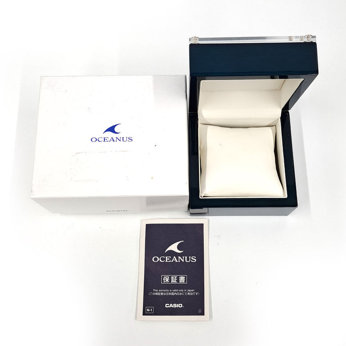 CASIO 
オシアナス 
箱ギャラ付
