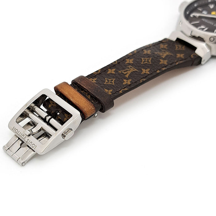 LOUIS VUITTON Tambour GM Monogram with Box and Guarantee Card